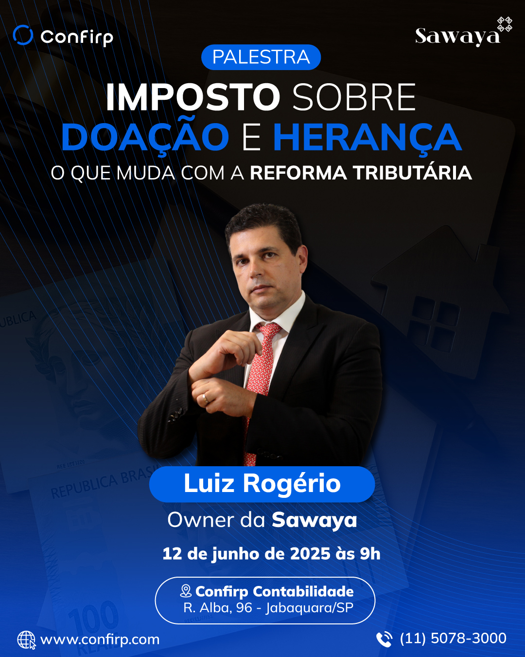 Evento Imposto sobre Doação e Herança Sawaya (feed) Prancheta