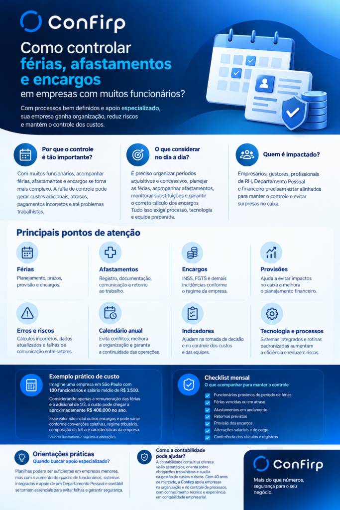 Controle de Férias e Encargos Empresariais Controle de Férias e Encargos Empresariais