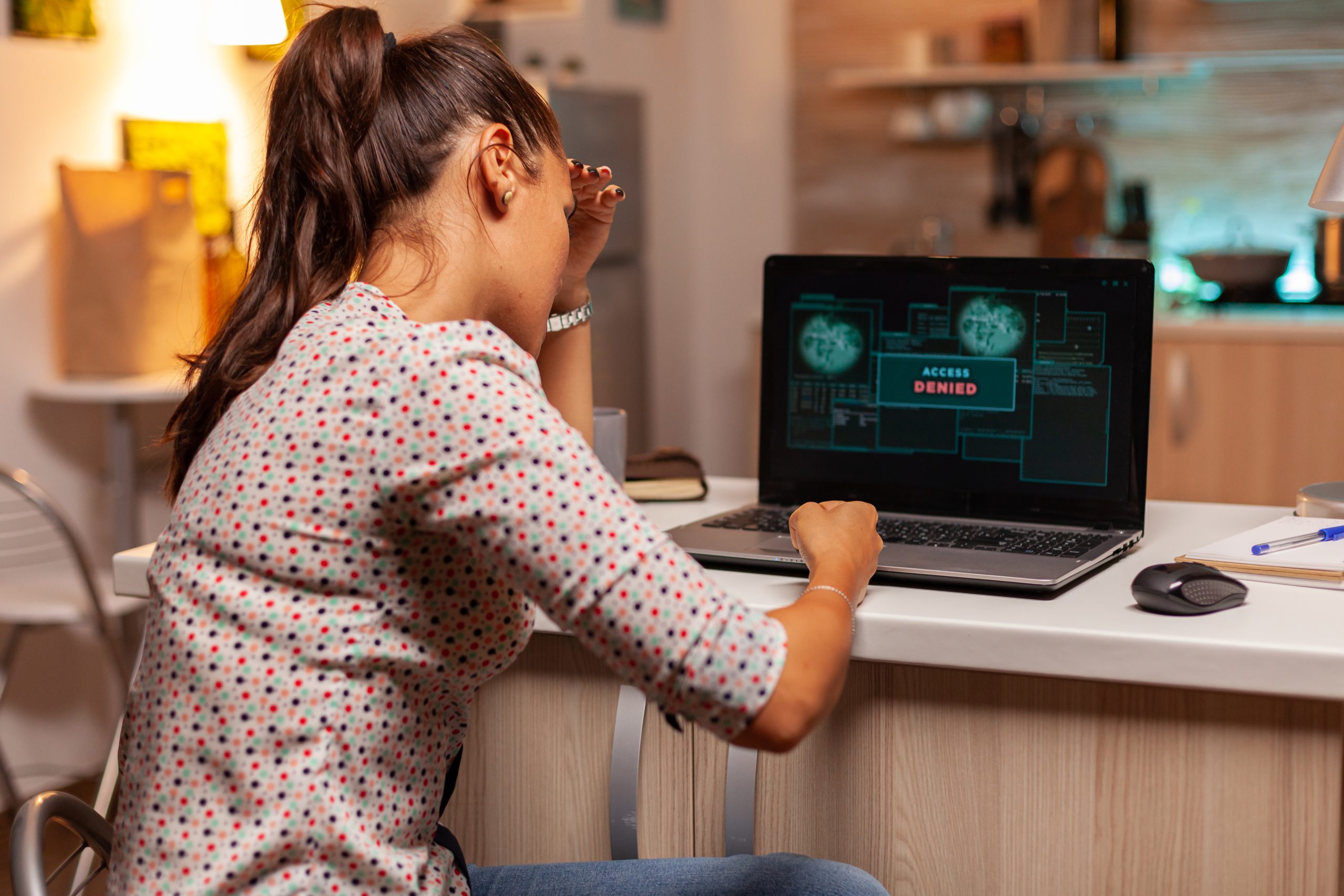 angry hacker woman because of access denied while trying to attack government firewall programmer wr scaled